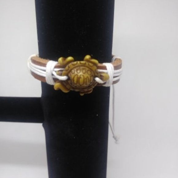 New unisex Leather Turtle Bracelet